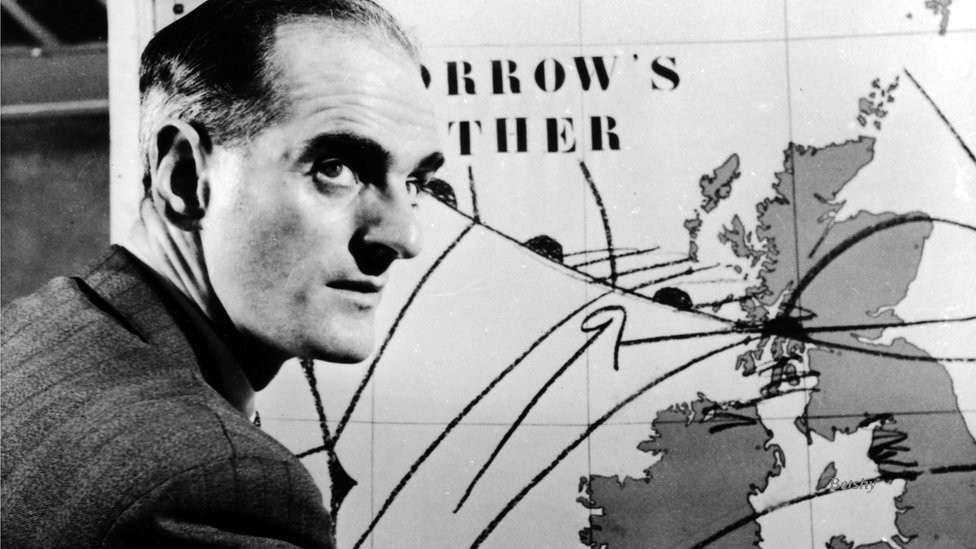 First televised weather forecast